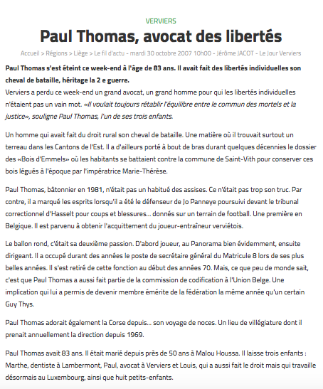 Thomas avocat Verviers Liège